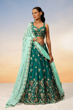 LAVANTE_FASHION_Pure_Georgette_with_heavy_Sequins_embroidery_Semi-Stitched_Lehenga_choli_Dupatta_1 - LaVante Fashion