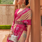Pure Silk Patola Saree with Rich Zari Weaving and Blouse
