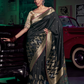 Pure Silk Saree with 3D Weaved Pallu and Heavy - LaVante Fashion