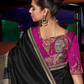 Pure Silk Saree with Beautifully Weaved Pallu and Border - LaVante Fashion