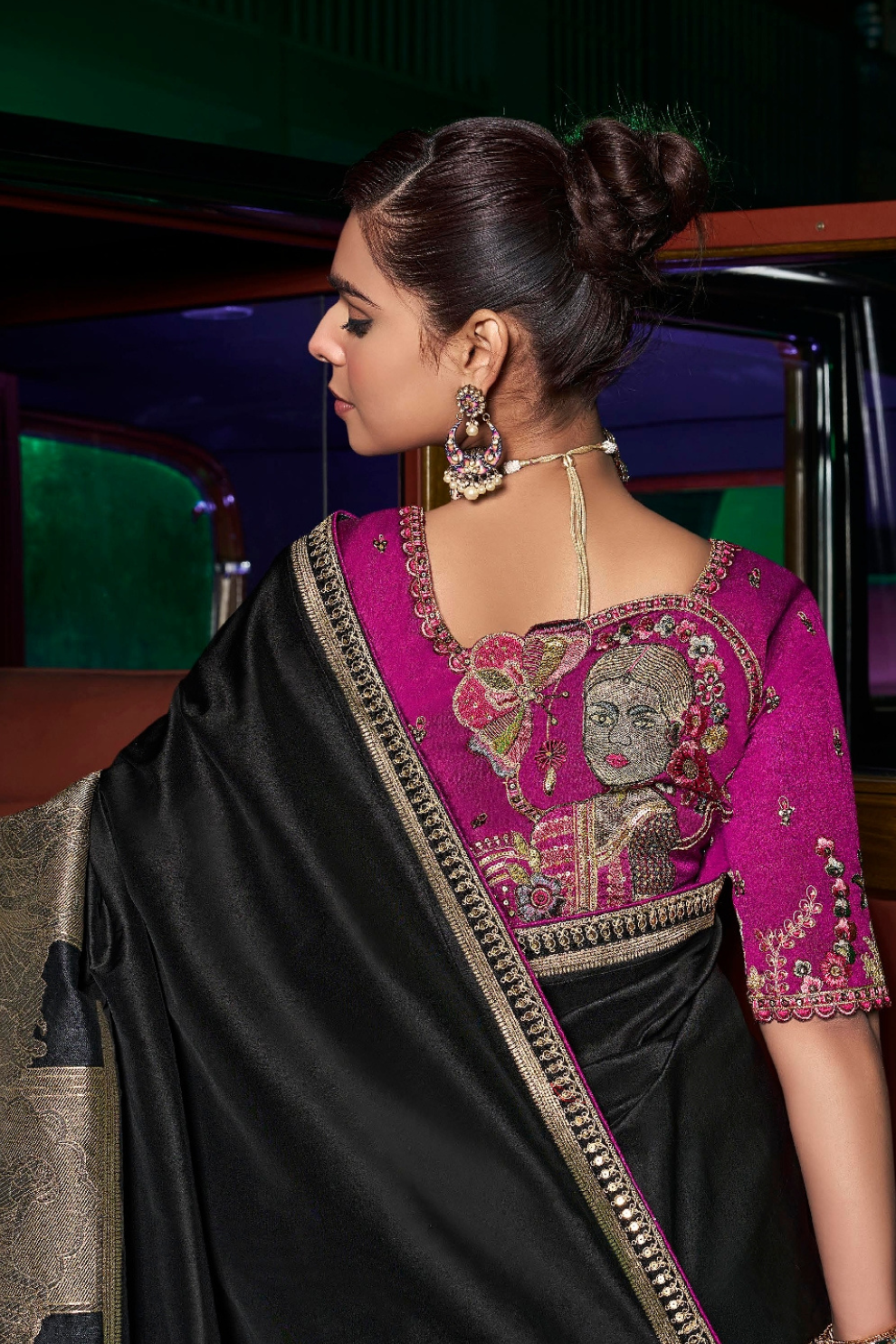 Pure Silk Saree with Beautifully Weaved Pallu and Border - LaVante Fashion