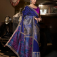 Pure Silk Saree with Beautifully Weaved Pallu and Border - LaVante Fashion