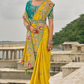 Opulent Glamour in Viscose Jacquard with Zari Sequins & Stone Embroidery