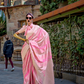 Rangkaat Handloom Katan Silk Saree with Multicolor Weaving