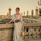 Banarasi Woven Satin Silk Blend Saree with Tassel Accents