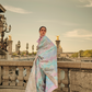 Banarasi Woven Satin Silk Blend Saree with Tassel Accents