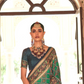 Printed Banarasi Silk Saree with Ultra Smooth Gloster Touch