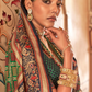 Printed Banarasi Silk Saree with Ultra Smooth Gloster Touch