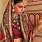 Printed Banarasi Silk Saree with Ultra Smooth Gloster Touch