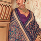 Printed Banarasi Silk Saree with Ultra Smooth Gloster Touch