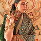Printed Banarasi Silk Saree with Ultra Smooth Gloster Touch