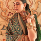 Printed Banarasi Silk Saree with Ultra Smooth Gloster Touch