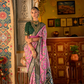 Classic Patola Printed Saree Enhanced with Contrast Zari Border