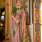 Classic Patola Printed Saree Enhanced with Contrast Zari Border