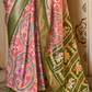 Classic Patola Printed Saree Enhanced with Contrast Zari Border
