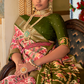 Classic Patola Printed Saree Enhanced with Contrast Zari Border