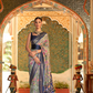 Classic Patola Printed Saree Enhanced with Contrast Zari Border