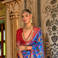 Classic Patola Printed Saree Enhanced with Contrast Zari Border