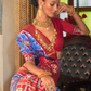 Classic Patola Printed Saree Enhanced with Contrast Zari Border