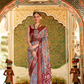 Classic Patola Printed Saree Enhanced with Contrast Zari Border