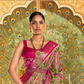 Classic Patola Printed Saree Enhanced with Contrast Zari Border