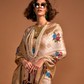 Elegant Floral Satin Silk Saree with Handloom Weaving Finish