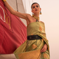 Satin Dual Tone Silk Saree with Elegant Sheen Finish