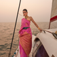 Satin Dual Tone Silk Saree with Elegant Sheen Finish
