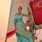 Satin Dual Tone Silk Saree with Elegant Sheen Finish