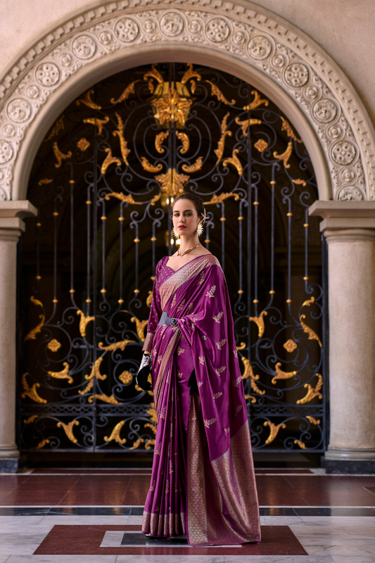 Sattin Mungha Silk – Smooth Luxury with a Traditional Soul