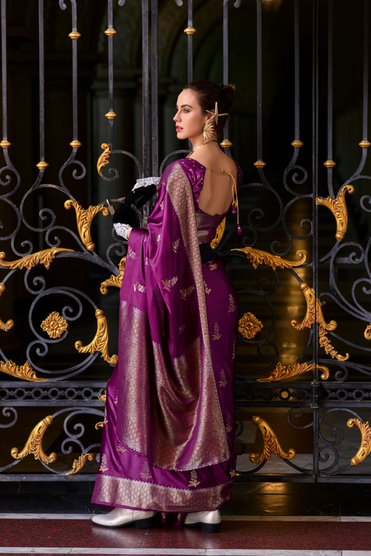 Sattin Mungha Silk – Smooth Luxury with a Traditional Soul