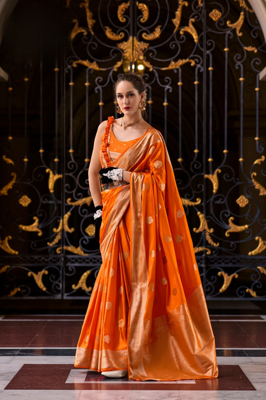 Sattin Mungha Silk – Smooth Luxury with a Traditional Soul