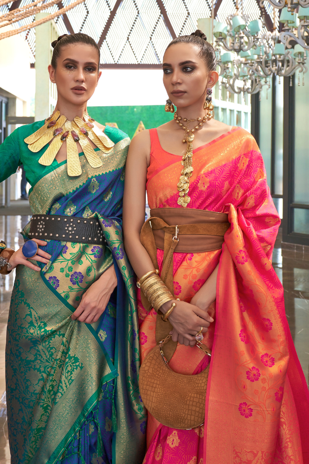 Timeless Woven Zari Silk Saree with Traditional Elegance