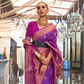 Timeless Woven Zari Silk Saree with Traditional Elegance