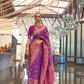 Timeless Woven Zari Silk Saree with Traditional Elegance