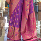 Timeless Woven Zari Silk Saree with Traditional Elegance