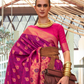 Timeless Woven Zari Silk Saree with Traditional Elegance