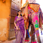 Designer Kanjivaram Saree with Sequin Woven Detailing