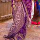 Designer Kanjivaram Saree with Sequin Woven Detailing