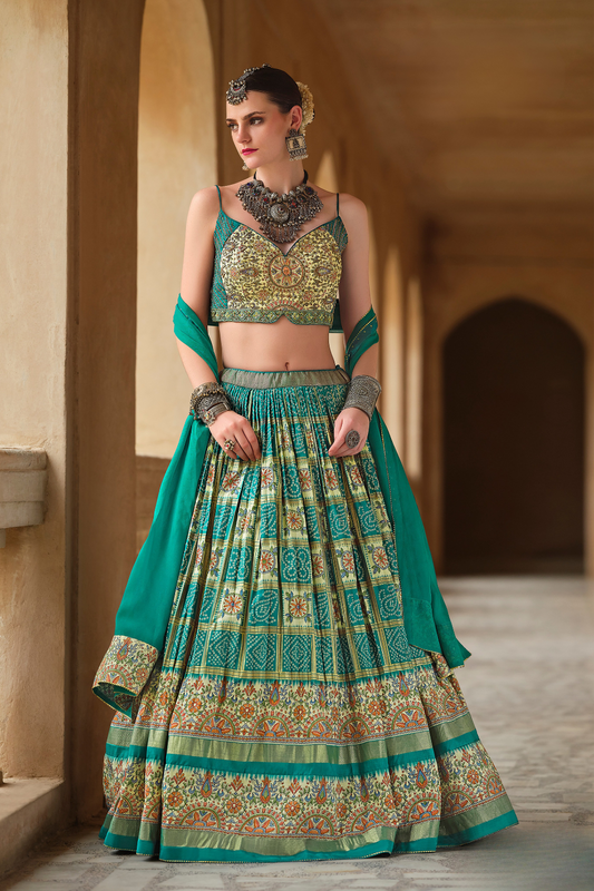 LAVANTE_FASHION_SHIVANGI_SILK_FOIL_PRINT_LEHENGA_CHOLI_32 - LaVante Fashion