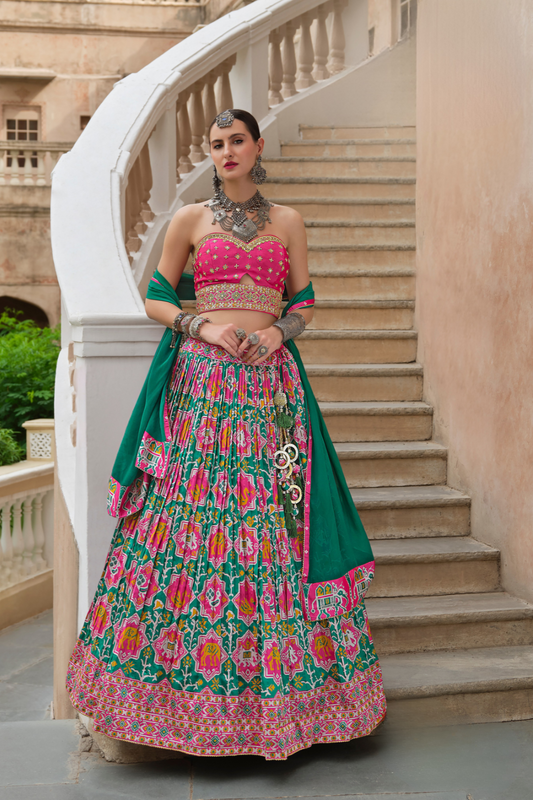 LAVANTE_FASHION_SHIVANGI_SILK_FOIL_PRINT_LEHENGA_CHOLI_8_8664b8ab-4960-40ab-a233-a39ed5b9d4bd - LaVante Fashion