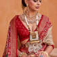 Elegant Zari Patola Saree with Polka Dot Woven Design
