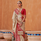 Elegant Zari Patola Saree with Polka Dot Woven Design