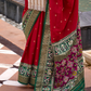 Elegant Zari Patola Saree with Polka Dot Woven Design