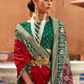 Elegant Zari Patola Saree with Polka Dot Woven Design