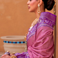 Elegant Zari Patola Saree with Polka Dot Woven Design