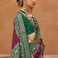 Elegant Zari Patola Saree with Polka Dot Woven Design
