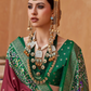Elegant Zari Patola Saree with Polka Dot Woven Design