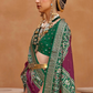 Elegant Zari Patola Saree with Polka Dot Woven Design