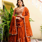 Elegant Embroidered Rangoli Silk Lehenga Choli Set
